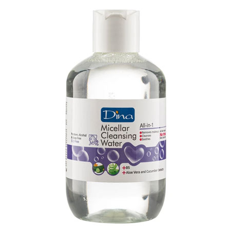 محلول پاک کننده آرایش دینا مدل میسلار واتر