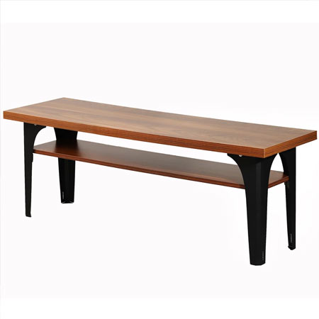 میز تلویزیون مدرن و ساده دینیال جنس چوب و فلز