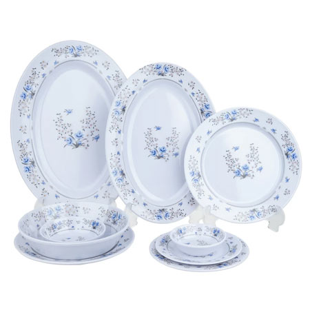 سرویس غذاخوری 41 پارچه ملامین کسری یزد مدل میترا طرح چینی