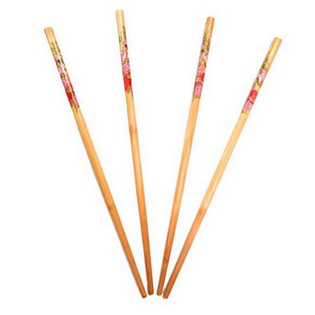 چوب غذاخوری مدل چاپستیک جنس بامبو بسته 4 عددی