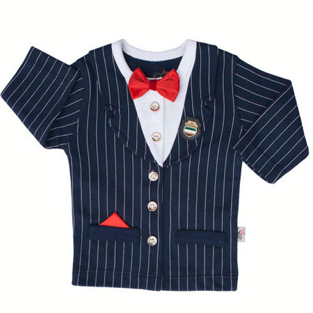 شومیز نوزادی پسرانه آدمک مدل دیپلمات