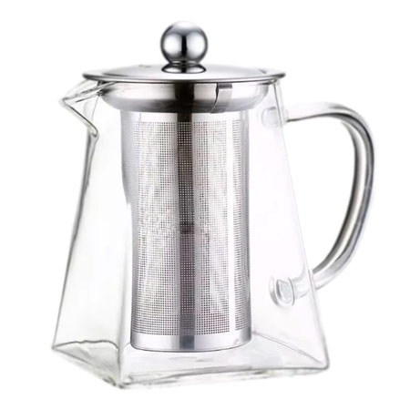 قوری پیرکس مدل شعله مستقیم ۰.۷۵ لیتری شیشه بوروسیلیکاتی