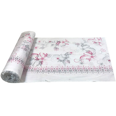 سفره یکبار مصرف پلاستیکی طرح دار رول 50 متری