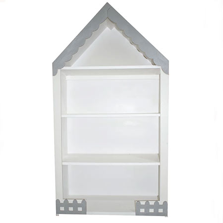 ویترین کودک مدل خانه عروسکی جنس ام دی اف چهار طبقه