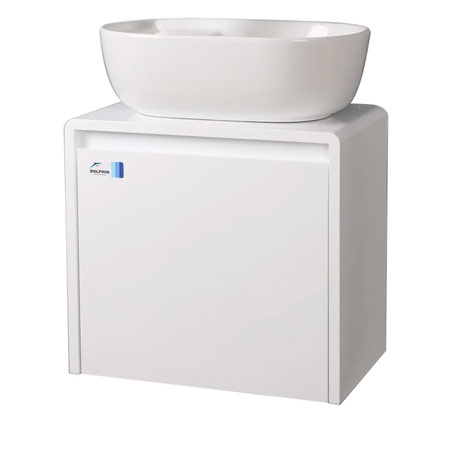 روشویی یونیت دار دلفین بدون پایه با درب داشبوردی