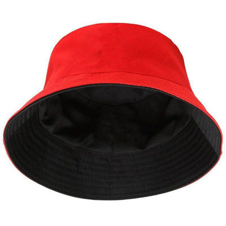 کلاه باکت دخترانه دو رو جنس نخی و کتان