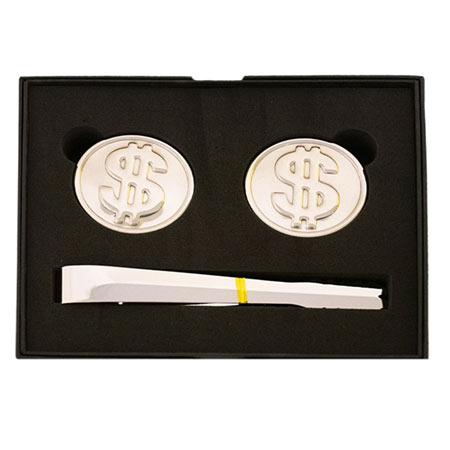 یخ دائمی طرح دلار بسته 2 عددی به همراه انبر