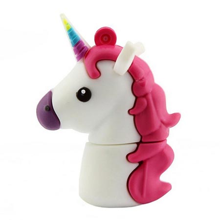 فلش مموری دخترانه درایور مدل اسب تک شاخ 16 گیگابایت