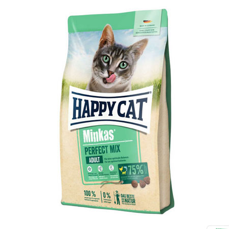 غذا خشک گربه هپی کت مدل مینکاس میکس وزن 10 کیلوگرم