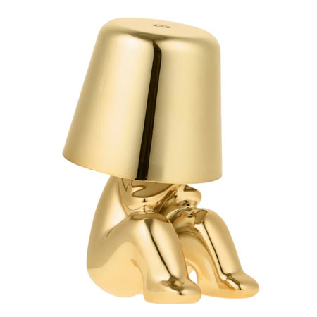 چراغ مطالعه استیل مدرن طرح آدمک طلایی