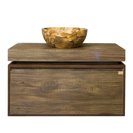 ست کابینت و روشویی جنس سنگ و پی وی سی به همراه آینه