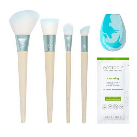 ست برس آرایشی اکوتولز مدل Ready Set Glow مجموعه 6 عددی