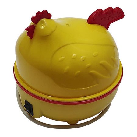 تخم مرغ پز مدل برقی طرح مرغ بدنه پلاستیکی