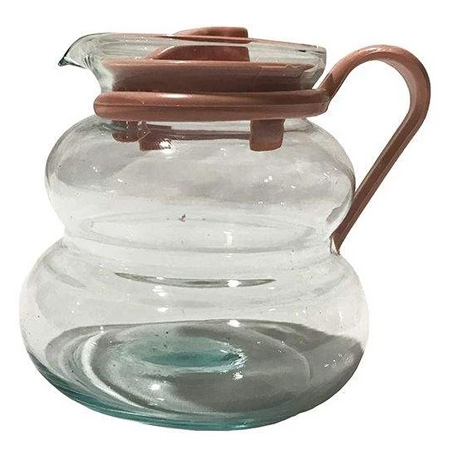 قوری زعفران مدل الین جنس شیشه