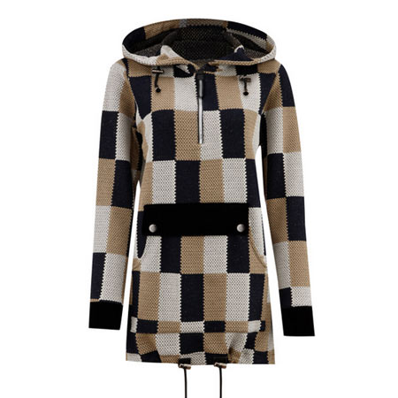 هودی زنانه السانا مدل بارنا جنس اکریلیک آستین بلند