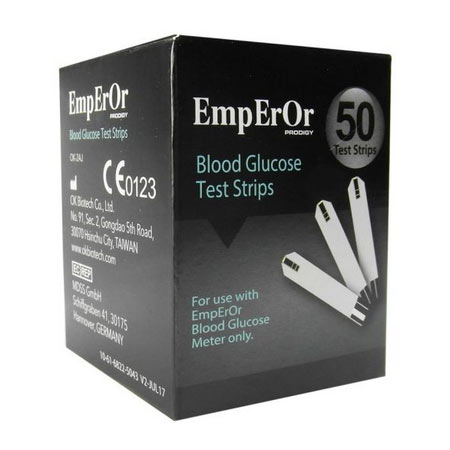 نوار تست قند خون امپرور بسته 50 عددی