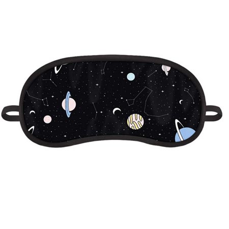 چشم بند جنس پارچه طرح فضا و کهکشان