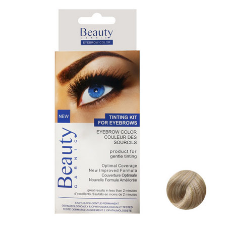 کیت رنگ ابرو بیوتی شماره bs6 حجم 20 میلی لیتر رنگ شنی متوسط