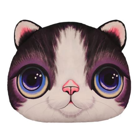 کوسن فانتزی مدل گربه جنس الیاف مصنوعی فرم دایره ای