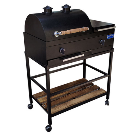 باربیکیو گازی هیزم متحرک چرخ دار آذر کوپال