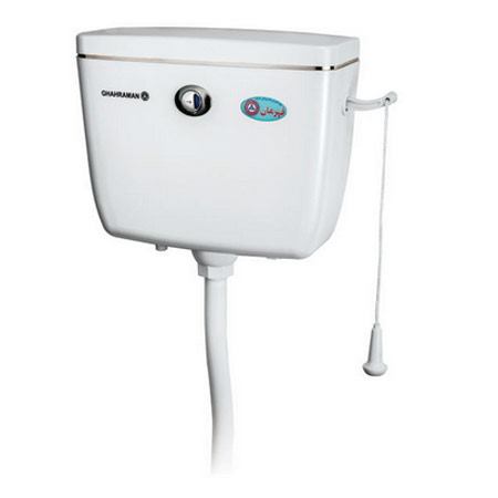 فلاش تانک دو مرحله ای دکمه ای شیرآلات بهداشتی قهرمان