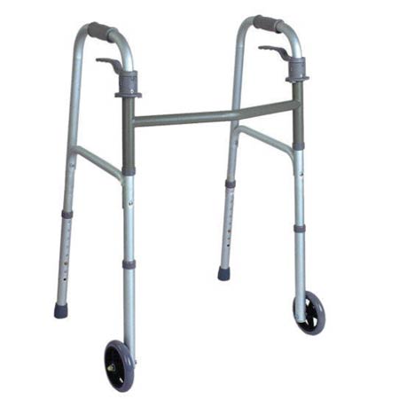 واکر چرخدار تاشو آلومینیومی مدل 20