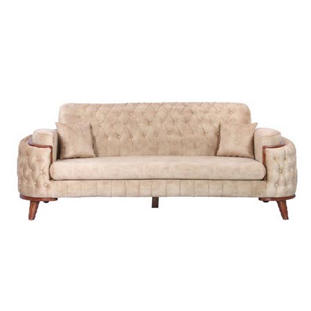 مبل سه نفره مدل چستر فرانسوی روکش پارچه مسکو