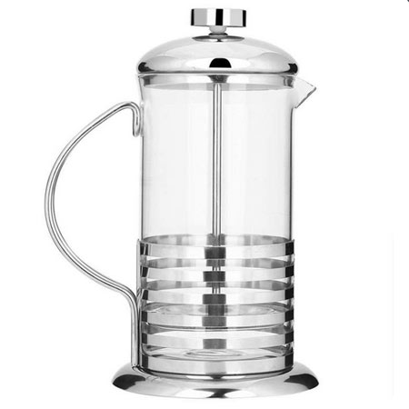 فرنچ پرس مخزن شیشه ای و بدنه استیل جونای