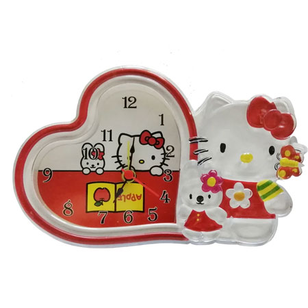 ساعت رومیزی بچه گانه دخترانه مدل کیتی