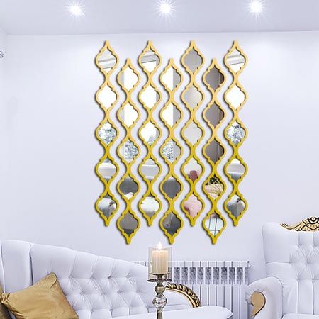 آینه النسی مدل گیتی جنس بدنه ام دی اف و شیشه پلکسی گلس