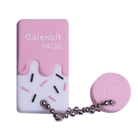 فلش مموری سیلیکونی گلکسبیت مدل wiper ظرفیت 64 گیگابایت