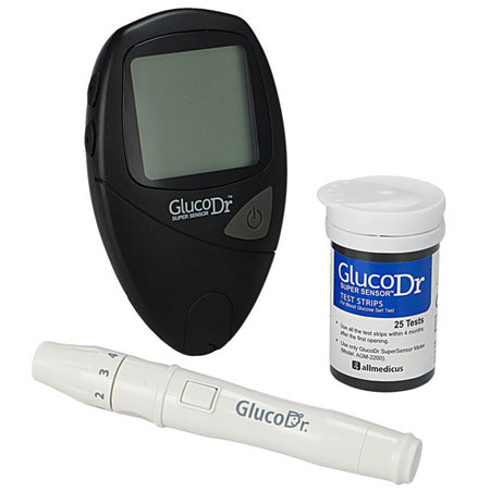دستگاه تست قند خون گلوکو داکتر مدل سوپر سنسور