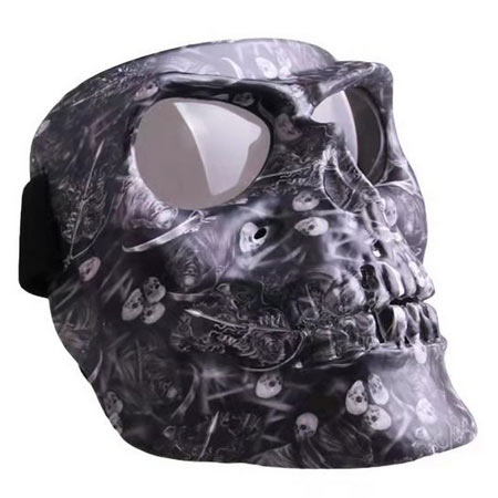 ماسک اسکی طرح صورت اسکلتی مدل Goggles