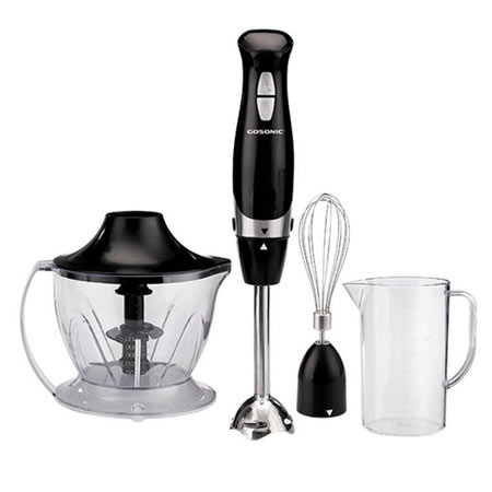 گوشت کوب برقی گوسونیک دو پره میله استیل مدل GSB-842