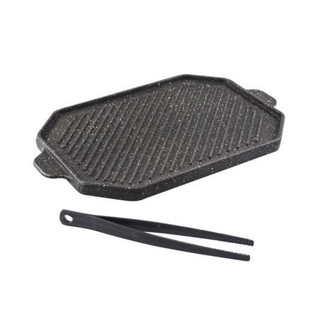 تابه گریل چدنی مدل پرانی کد 6010 سایز 36 به همراه انبر