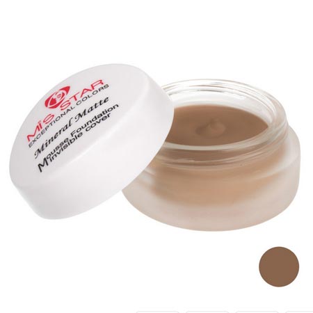 کرم پودر فشرده موس گریم میستار بدون چربی شماره 3