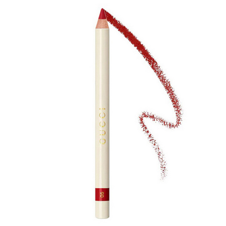 مداد لب گوچی رنگ پایه قرمز مدل Crayon Contour شماره 05