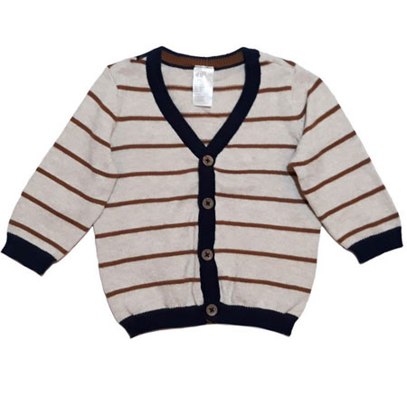 ژاکت نوزادی بافت دکمه ای برند اچ اند ام سوئدی