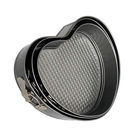 قالب کیک تفلون طرح قلب مدل سه تکه