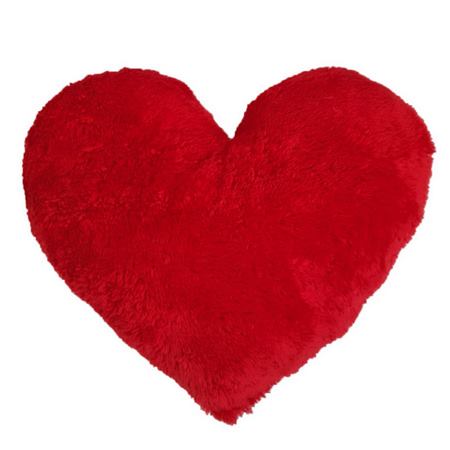 کوسن فانتزی طرح قلب قرمز جنس الیاف مصنوعی