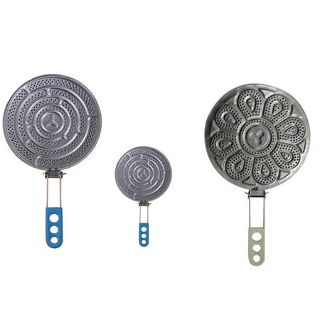 شعله پخش کن آلومینیوم و استیل مجموعه 3 عددی