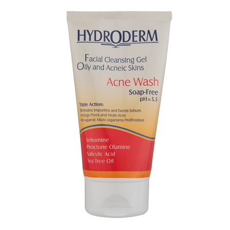 ژل شستشو صورت هیدرودرم مدل Oily Skin وزن 150 گرم