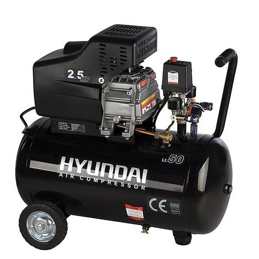 کمپرسور هوای هیوندای مخزن 50 لیتری توان ۱۸۰۰ وات مدل AC-5025