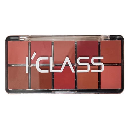 پالت رژ لب جامد آی کلاس همراه با آینه شماره 04