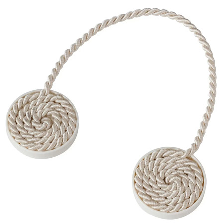 قلاب پرده ایکیا جنس پلی استر و کتان