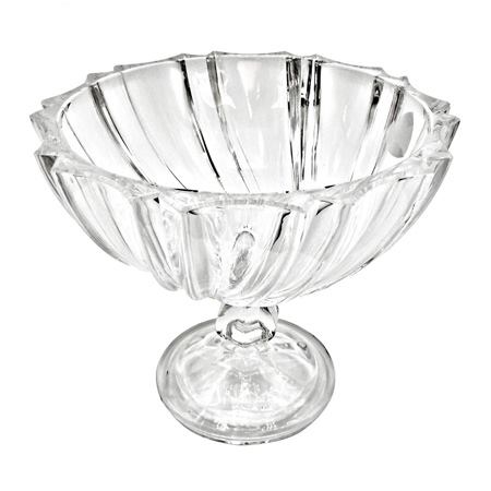 آجیل خوری کریستال پایه دار ایرنا مدل پاریس