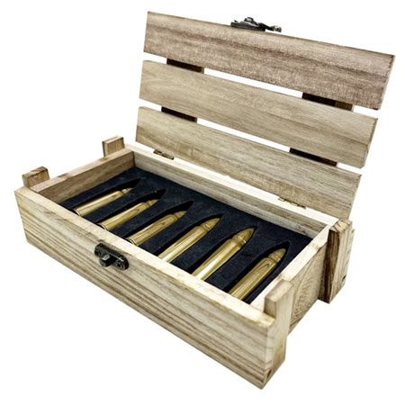 خنک کننده نوشیدنی مدل فشنگ بسته 6 عددی جنس استیل