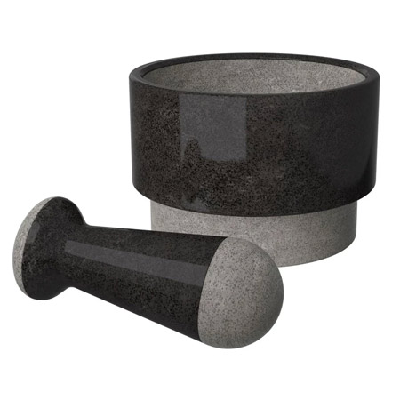 هاون ایکیا جنس سنگ مرمر مدل Adelsten