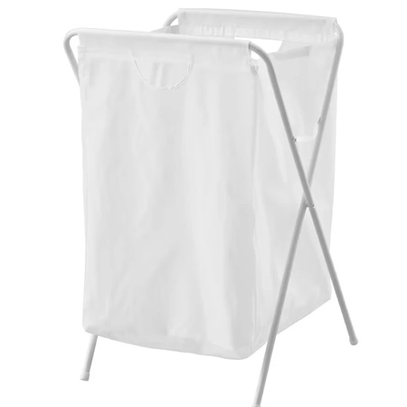 سبد رخت چرک تاشو ایکیا جنس فلز و پارچه مدل jall