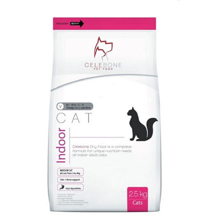 غذای خشک گربه سلبن مدل Indoor Cat وزن 2.5 کیلوگرم
